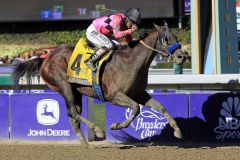 Einer der wenigen Außenseitersiege beim Breeders' Cup 2013 gelang New Year's Day im BC Juvenile. Foto: www.galoppfoto.de - Petr Guth/Sorge