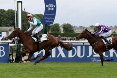 New Bay und Vincent Cheminaud triumphieren im Grand Prix du Jockey Club. www.galoppfoto.de - Sandra Scherning