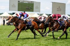 Age of Kings überrascht unter Wayne Lordan in den Jersey Stakes. Foto: Racenews/Megan Ridgwell