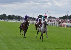 Ein Pferd mit Zukunft: Logician gewinnt die Great Voltigeur Stakes. www.galoppfoto.de - JJ Clark