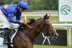 "Mondaufgang" in Baden-Baden: Fantastic Moon gewinnt mit René Piechulek das Japan Racing Association - Derby-Trial. ©galoppfoto - Sarah Bauer