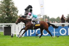 Frankel auf dem Weg zu Sieg Nummer 14. www.galoppfoto - John James Clark