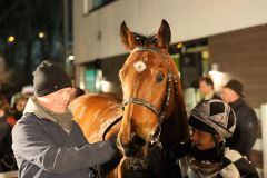 Gamgoom nach seinem Neusser Sieg am 11.01.2015. Foto: Dr. Jens Fuchs