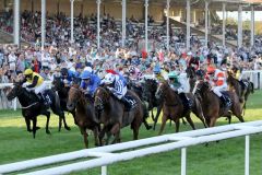 Sicherer Sieg vor großer Kulisse: Signora Queen gewinnt den Coolmore-Cup. www.galoppfoto.de - Sarah Bauer