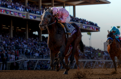 Coolmore gewinnt doch: Sierra Leone ist im "Classic" vorne. Foto: Breeders' Cup 