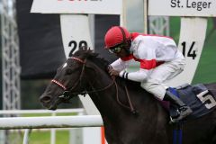 Stanley gewinnt mit Eduardo Pedroza im Ausgleich II in Dortmund. Foto: Dr. Jens Fuchs